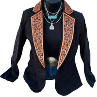 Women's Casual Versatile Printed Slim Fit Suit Jacket