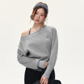 Original Shoulder Batwing Sleeve Long Sleeve T-shirt Women's Fashion Sweatpants