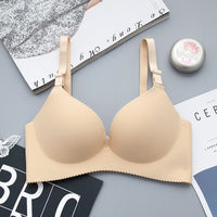 One piece deep v gathered bra
