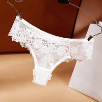 Lace Ladies Thong Transparent Hollow Out
