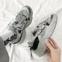 Men's Platform Dad Shoes Korean Style