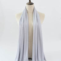 Solid Color Rayon Jersey Women's Scarf Mercerized Cotton Modal Kerchief