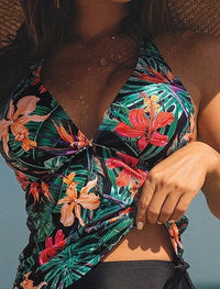 Bikini Ladies Split High Waist Bandage Swimsuit