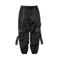 Multi-pocket Printed Functional Loose-fitting Casual Trousers