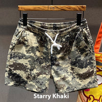 Camouflage Cropped Loose Casual Shorts