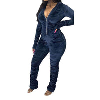 Autumn And Winter Fashion Casual Pleated Jumpsuit