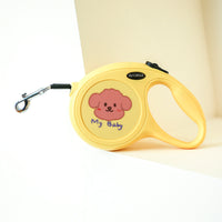 Dog Leash 5m Cartoon Tractable Leash