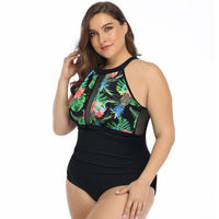 Mesh one-piece swimsuit ladies