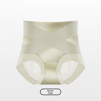 Womens Mid-to-High-Waist Seamless Light-Shaping Butt-Lifting Ultra-Thin Silk-Crotch Underwear