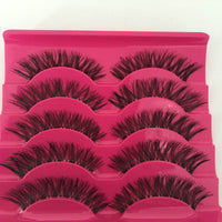 Man-made Fiber False Eyelashes Natural False Eyelashes Set