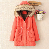 Mid-length Drawstring-fit Cotton Hoodie