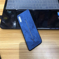 Hard shell leather phone case