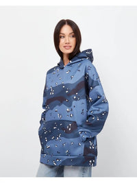 Women's Autumn Long-Sleeve Hooded Pullover With Print
