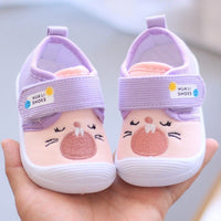 White Baby Squeaky Shoes-year-old Spring And Autumn Soft Bottom Toddler Cloth Shoes