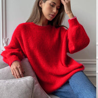 Idle Style Loose Soft Thickened Round Neck Sweater