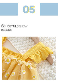 Baby Sleeveless Vest Jumpsuit Suspender Briefs Little Princess Dress