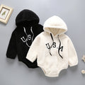 Infant Toddler Cute Plush One-piece Sweater Baby Autumn And Winter Romper Romper