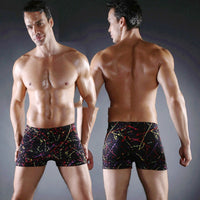 Men's Boxer Print Swim Shorts