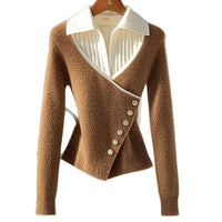 High-end Super Nice Unique Knitted Top