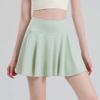 Tennis Skirt Female Yoga White Badminton Pleated