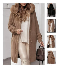 Mink Fur Extended Cardigan Coat And Trench Coat