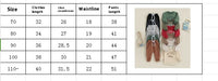 Children's Round Neck Letter Print Top Solid Color Trousers Two-piece Set