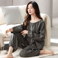 Women's Fashion Personalized Cotton Pajamas Suit