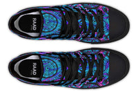 Printed Couple High Top Canvas Shoes