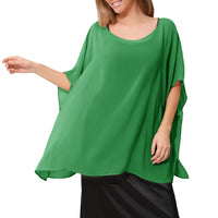 Womens Minimalist Shawl Loose-fitting Versatile Top