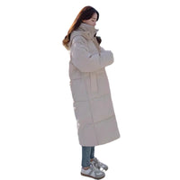 Loose Mid-length Puffer Down Jacket For Women