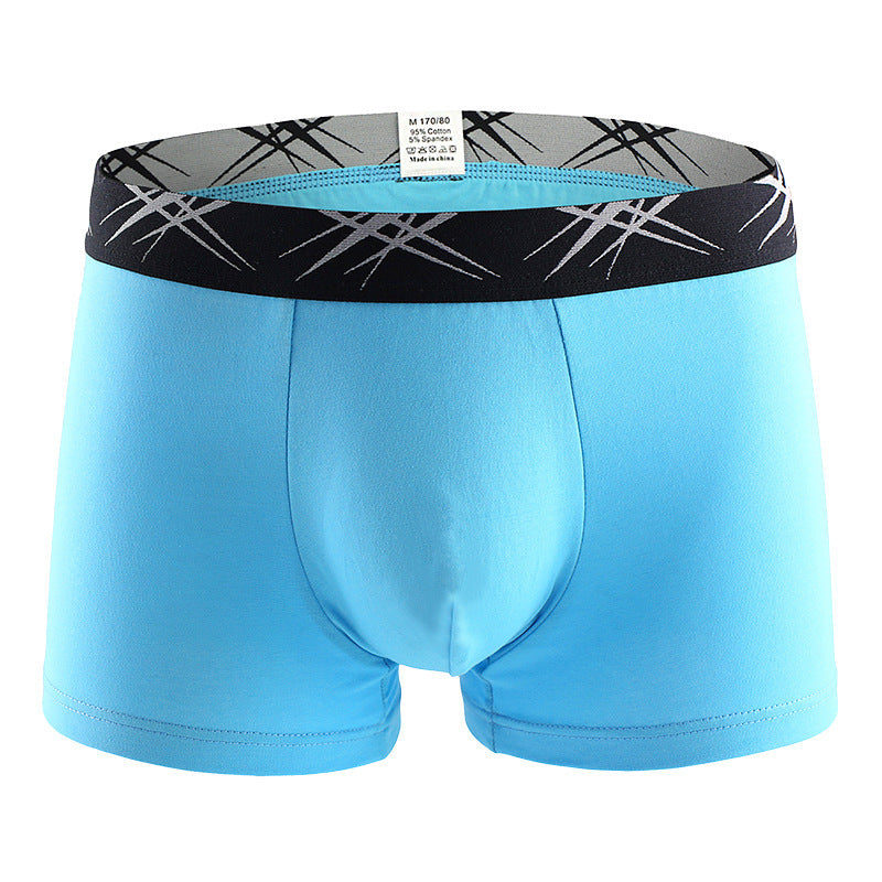 Men's U-convex Sexy Mid Waist Boxers