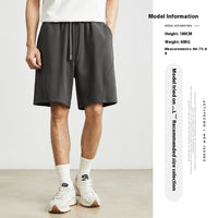 Heavy Shorts Men's Straight Loose Cropped Casual Sports Pants