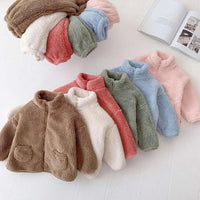 Fleece Lined Padded Warm Keeping Home Wear Two-piece Set