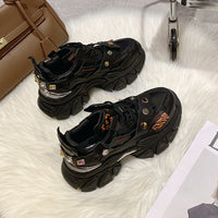 Women Breathable Thick Sole All-match Student Sports Casual Shoes