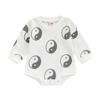 Baby One-piece Suit Knitted Long Sleeve