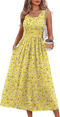 Women's Casual Sleeveless Long Dress