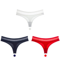 Cotton low-rise seamless women's briefs