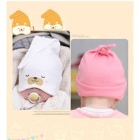 Baby Soft Cotton Sleep Cartoon Hat Pullover Cap