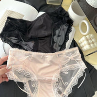 Japanese Sexy Lace Underwear Women's Cotton Antibacterial Crotch Thin Breathable