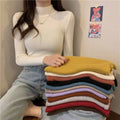 Autumn And Winter Versatile Student Slim-fit Turtleneck Women's Sweater