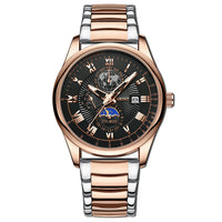 Men's Waterproof Luminous Wrist Belt Moon Quartz Watch