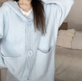 Korean Retro Thicken Lazy Style Knitted Sweater