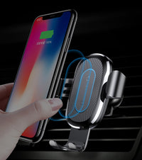 Gravity bracket wireless charging car two-in-one wireless charging bracket charger new car wireless charging