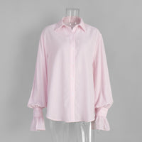 Commuter Tencel Cardigan Top Loose Casual Shirt For Women