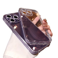 Starry Glitter For 14promax Phone Case Transparent