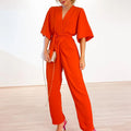 Fashion Casual Jumpsuit Straight Tube