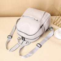 Stylish And Versatile Womens First-Layer Cowhide Backpack