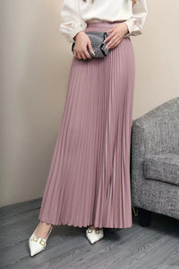 Womens Pleated Maxi Skirt Early Spring New Arrival