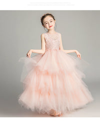 Girls' pompous gauze princess skirt