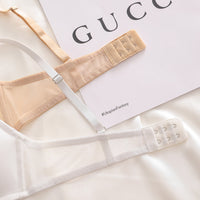Push Up Comfort Pure Color Mesh Backless Bra